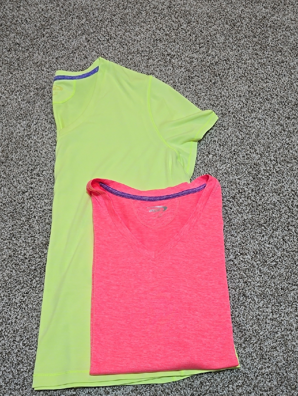 2-Pack MTA Sport Neon Pink & Lime Performance Tee Combo